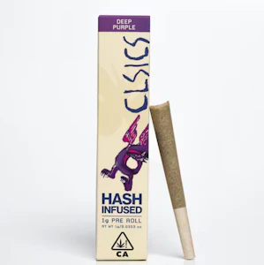 CLSICS - CLSICS Hash Infused Preroll 1g Deep Purple