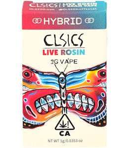 CLSICS - CLSICS Live Rosin 1g Cart Tropicana Punch