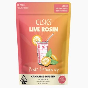 CLSICS - CLSICS: Pink Lemon Up Live Rosin Gummies 10-Piece/100mg (H)