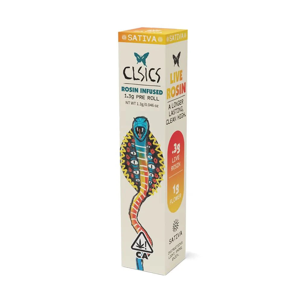 CLSICS - J1/ TROPICANA CHERRY ROSIN PREROLL 1.3G - CLSICS Main Image