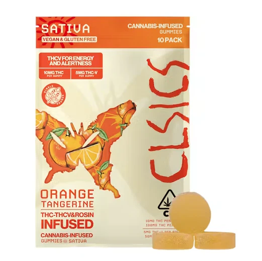 CLSICS - CLSICS Rosin 10pk Gummies Orange Tangerine THCV Main Image