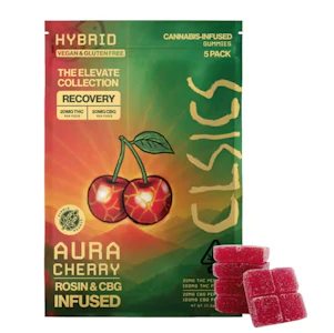 CLSICS - CLSICS Rosin 5pk Gummies Aura Cherry CBG