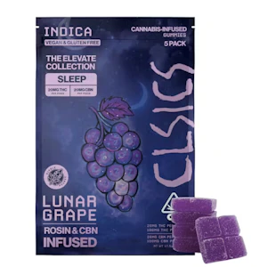 CLSICS - CLSICS Rosin 5pk Gummies Lunar Grape CBN