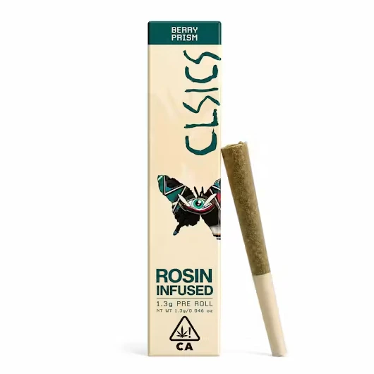 CLSICS - CLSICS Rosin Infused Preroll 1.3g Berry Prism Main Image