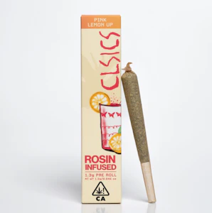 CLSICS - CLSICS Rosin Infused Preroll 1.3g Pink Lemon Up