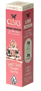 CLSICS - CLSICS Live Rosin Infused Preroll .7g Sweet Tooth