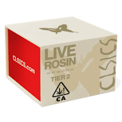 Hash Burger Tier 2 Live Rosin
