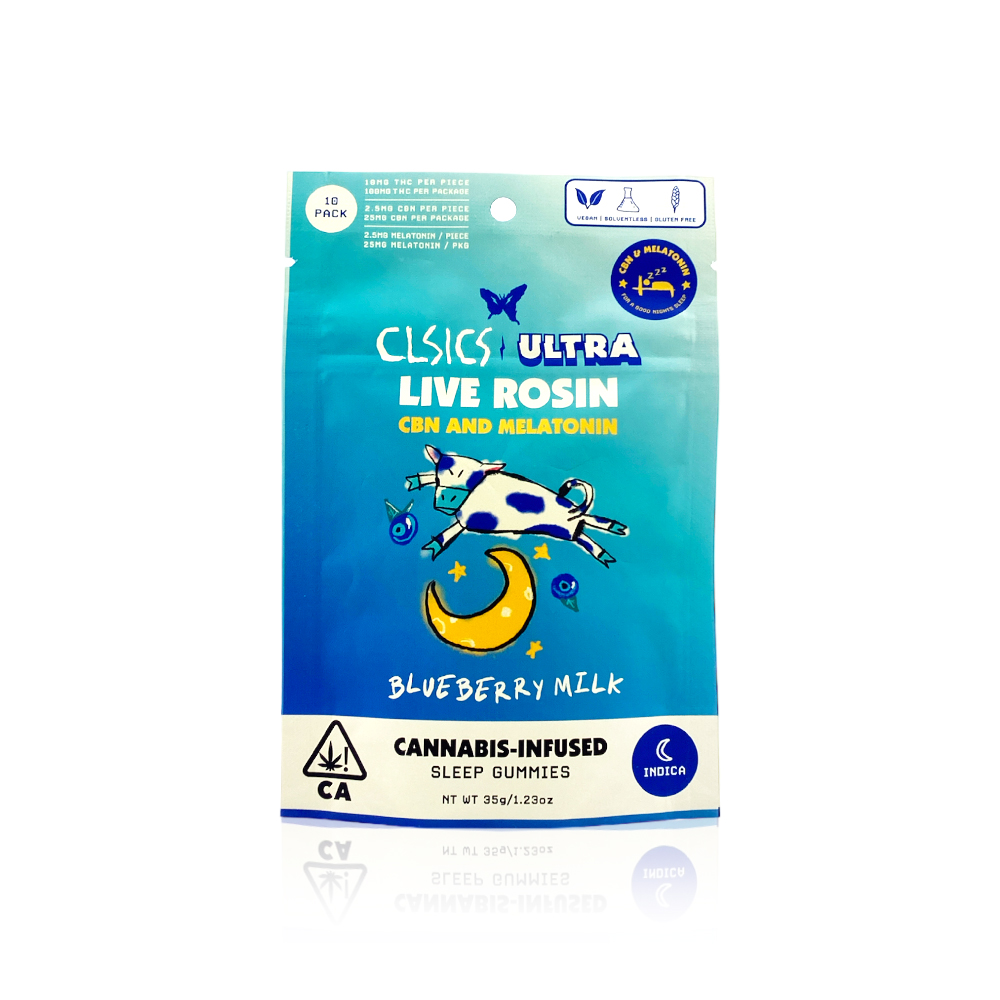 CLSICS - Edible - Blueberry Milk - CBN/Melatonin - 100MG
