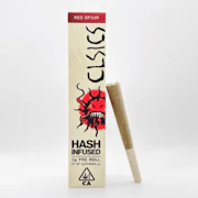 CLSICS Hash Infused Preroll 1g Red Opium