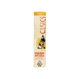 CLSICS - HASH - CLOCKWORK LEMON PREROLL 1G - CLSICS
