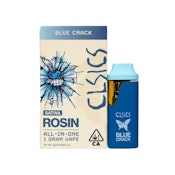 BLUE CRACK LIVE ROSIN ALL IN ONE DISPOSABLE 1G - CLSICS