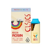 RAINBOW BELTZ LIVE ROSIN ALL IN ONE DISPOSABLE 1G - CLSICS