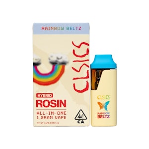 CLSICS - RAINBOW BELTZ LIVE ROSIN ALL IN ONE DISPOSABLE 1G - CLSICS