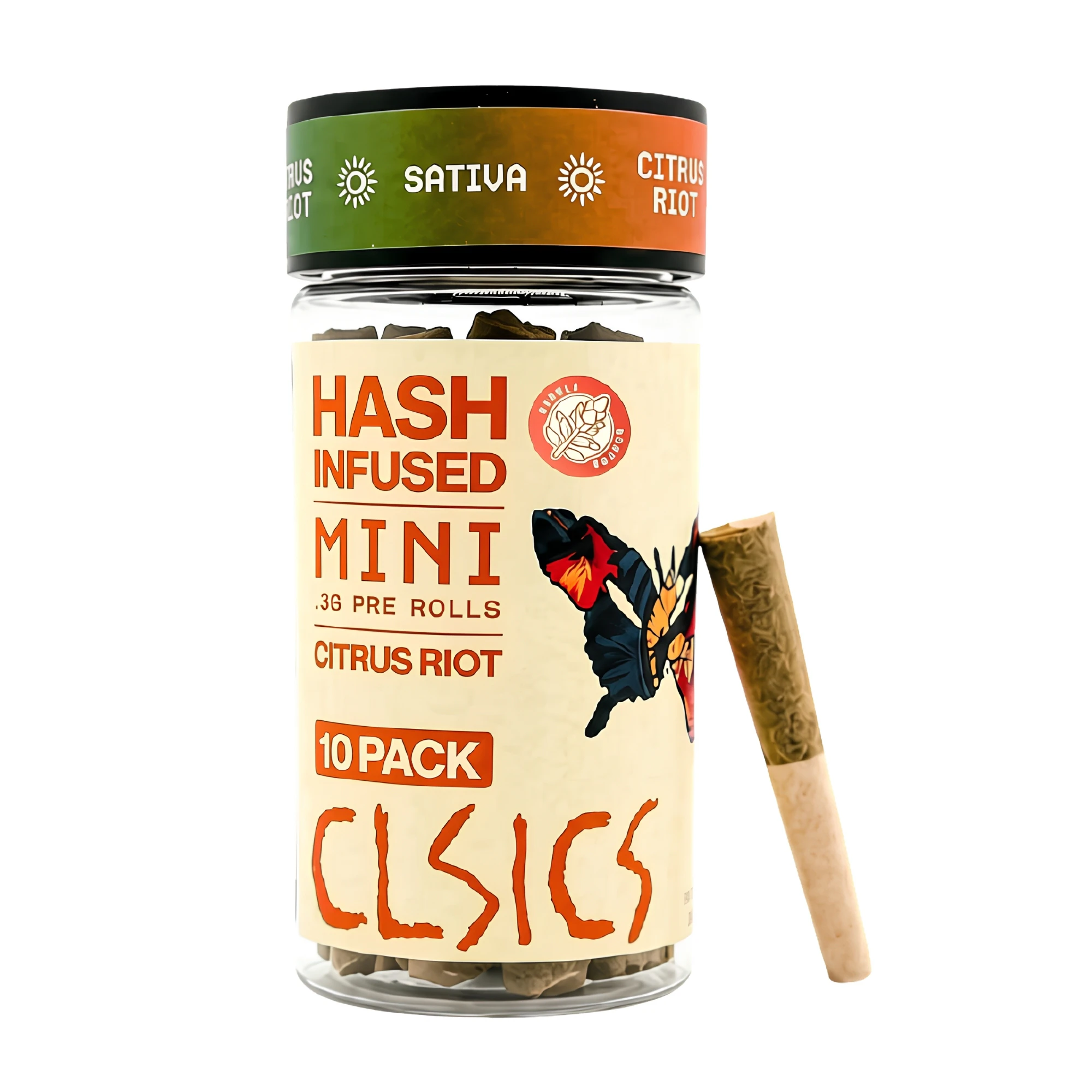 CLSICS - CLSICS | Citrus Riot | Hash Infused Pre-Roll Pack | [3g] 10pk | Sativa Main Image