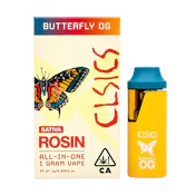 CLSICS | Butterfly OG | Live Rosin All In One | [1g] | Sativa