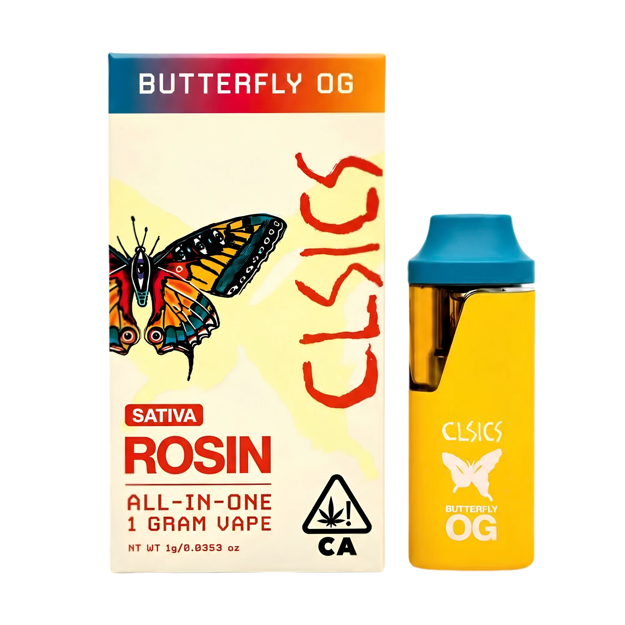 CLSICS - CLSICS | Butterfly OG | Live Rosin All In One | [1g] | Sativa Main Image