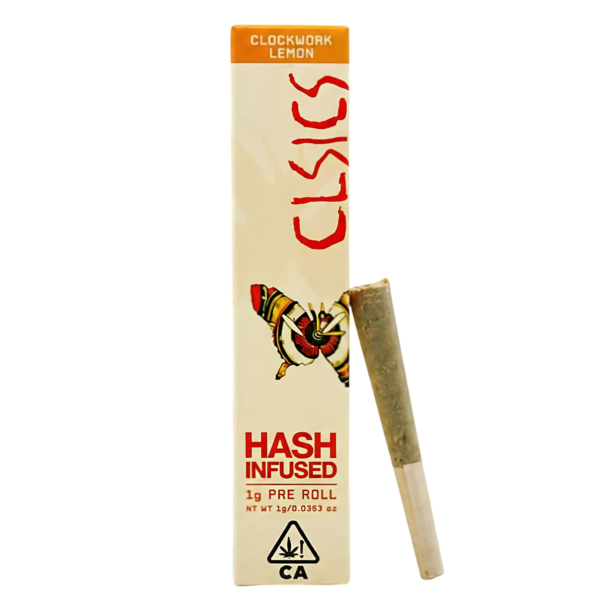 CLSICS - CLSICS | Clockwork Lemon | Hash Infused Pre-Roll | [1g] | Sativa Main Image