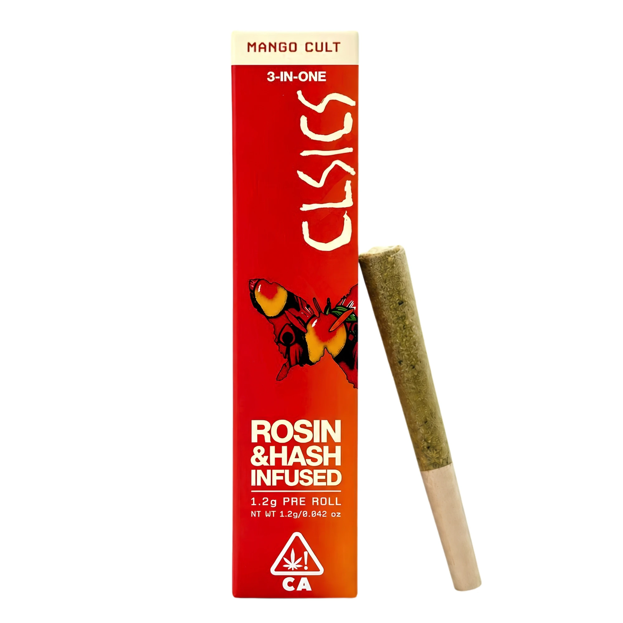 CLSICS - CLSICS Trifecta | Mango Cult | Rosin & Hash Infused Pre-Roll | [1.2g] | Sativa Main Image