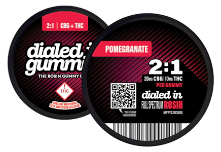 Dialed In - Dialed In - Gummies - CBG - 100mg