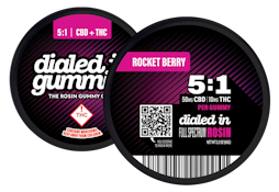 Dialed In - Gummies - 5:1 CBD - 100mg