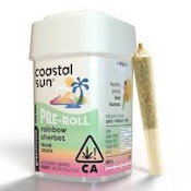 COASTAL SUN - Rainbow Sherbet  Prerolls 10pk 3.5g