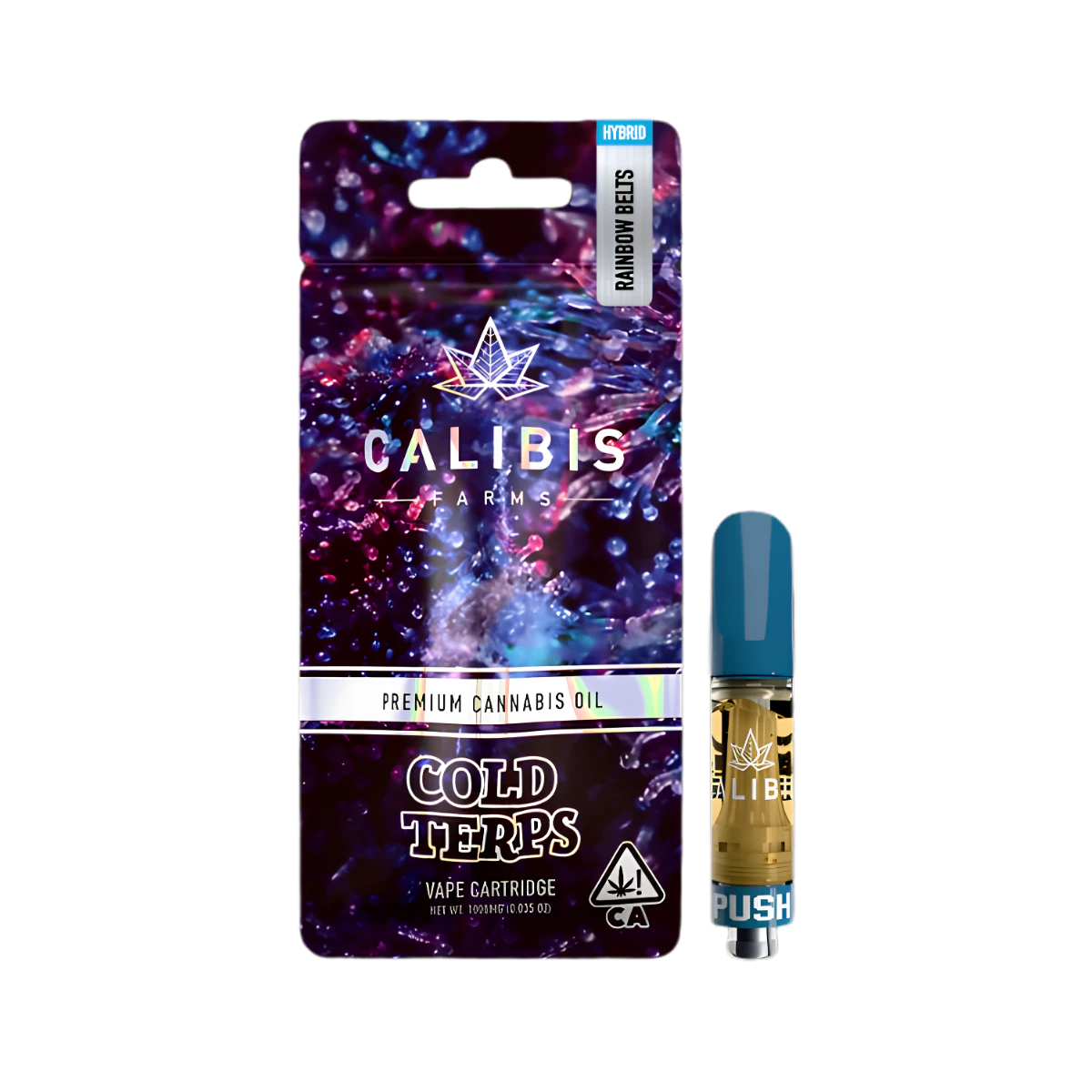 Calibis Farms - Rainbow Belts (H) | 1g Cold Terp Vape Cartridge | Calibis Farms Main Image