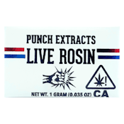 Punch - Live Rosin Badder - Wakanda Jelly T4 - Concentrates - 1.0g
