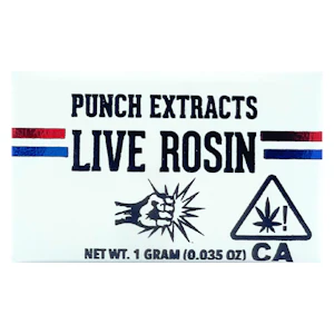 Punch Edibles & Extracts - Punch - Live Rosin Badder - Blue Sherbert T2 - Concentrates - 1.0g