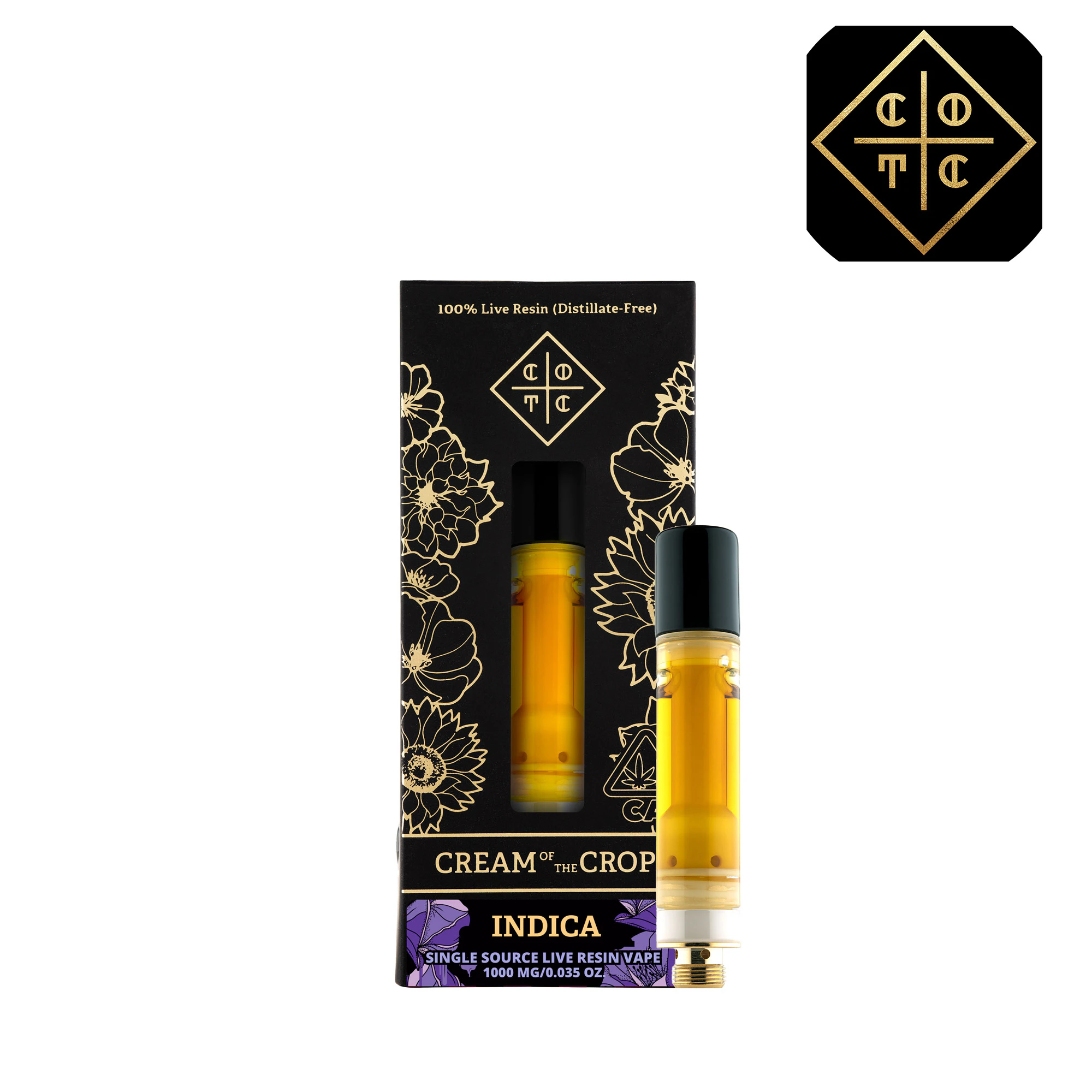Cream Of The Crop. - Kush Crasher Live Resin Vape Cartridge Main Image