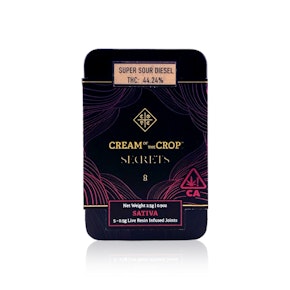 CREAM OF THE CROP - Infused Preroll - Super Sour Diesel - Secrets - 5-Pack - 2.5G