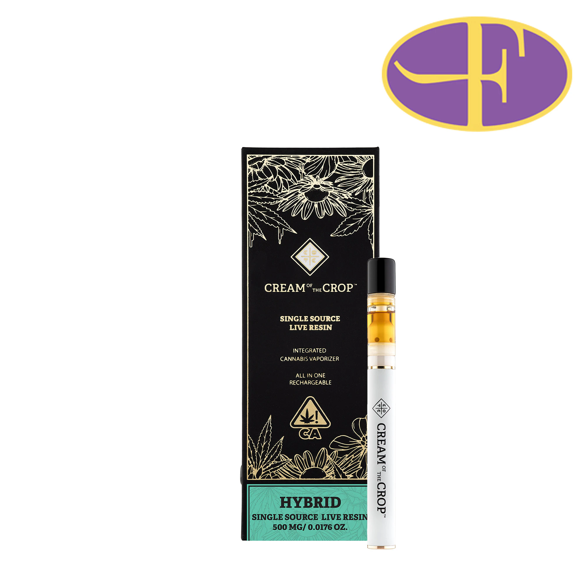 Cream Of The Crop. - Kush N Cake Live Resin Disposable Vape Main Image