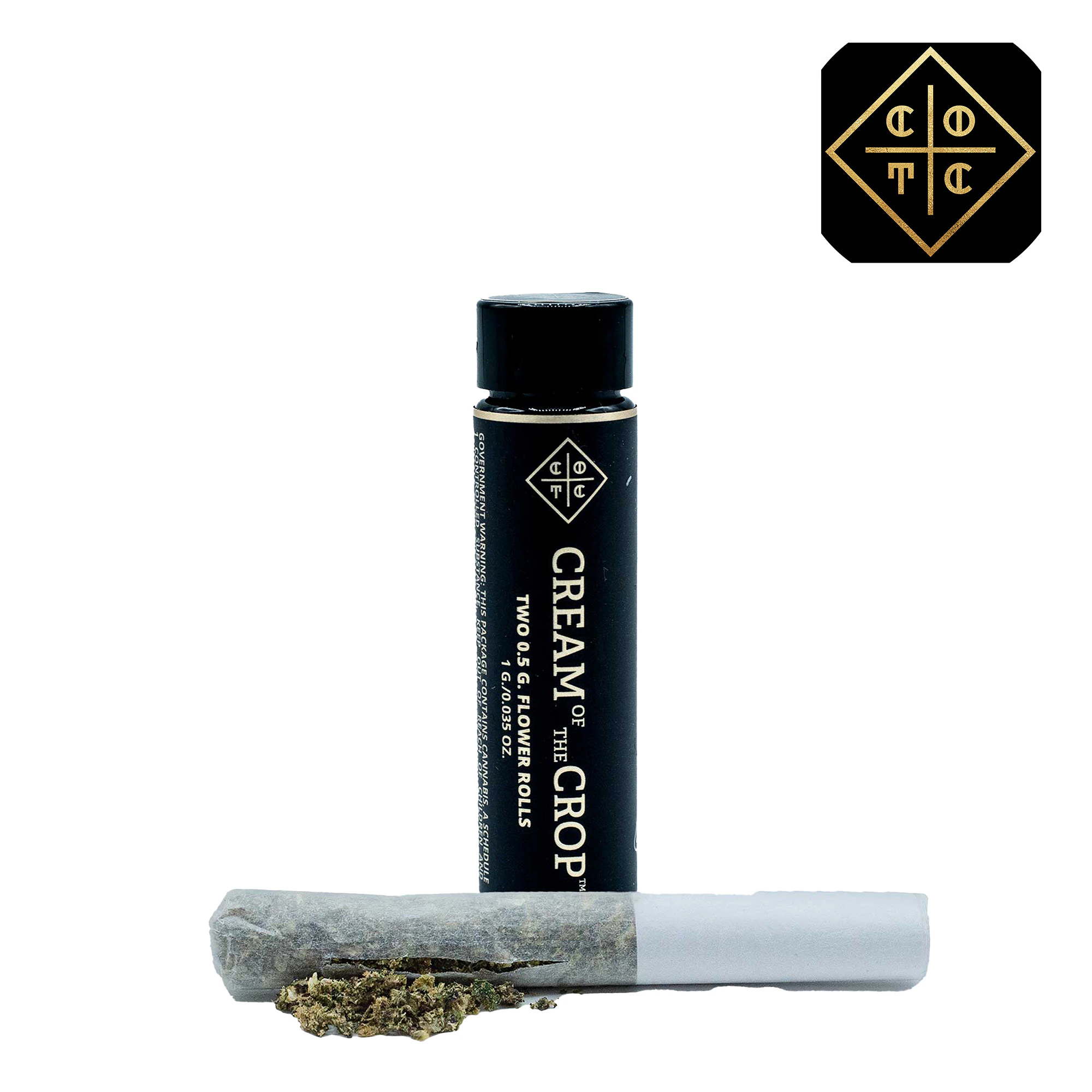Cream Of The Crop. - Permanent Kush Pre-Rolls (2pk) Main Image