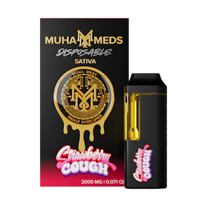 Muha Meds - Muha Meds - Distillate Strawberry Cough 2G Disposable