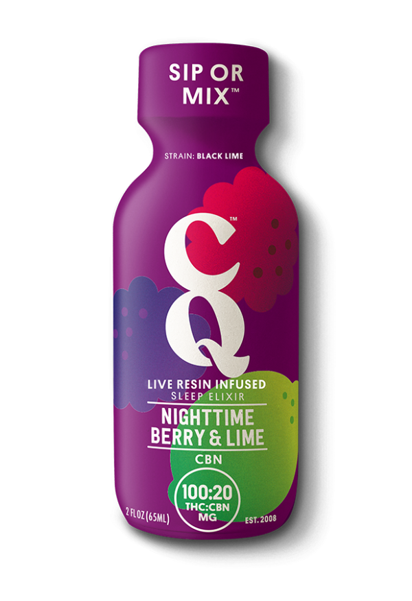 CQ | Nighttime Berry & Lime | Live Resin + CBN | 100mg