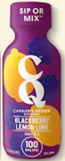 CQ Blackberry Lemon Lime Live Resin Infused Shot 100mg