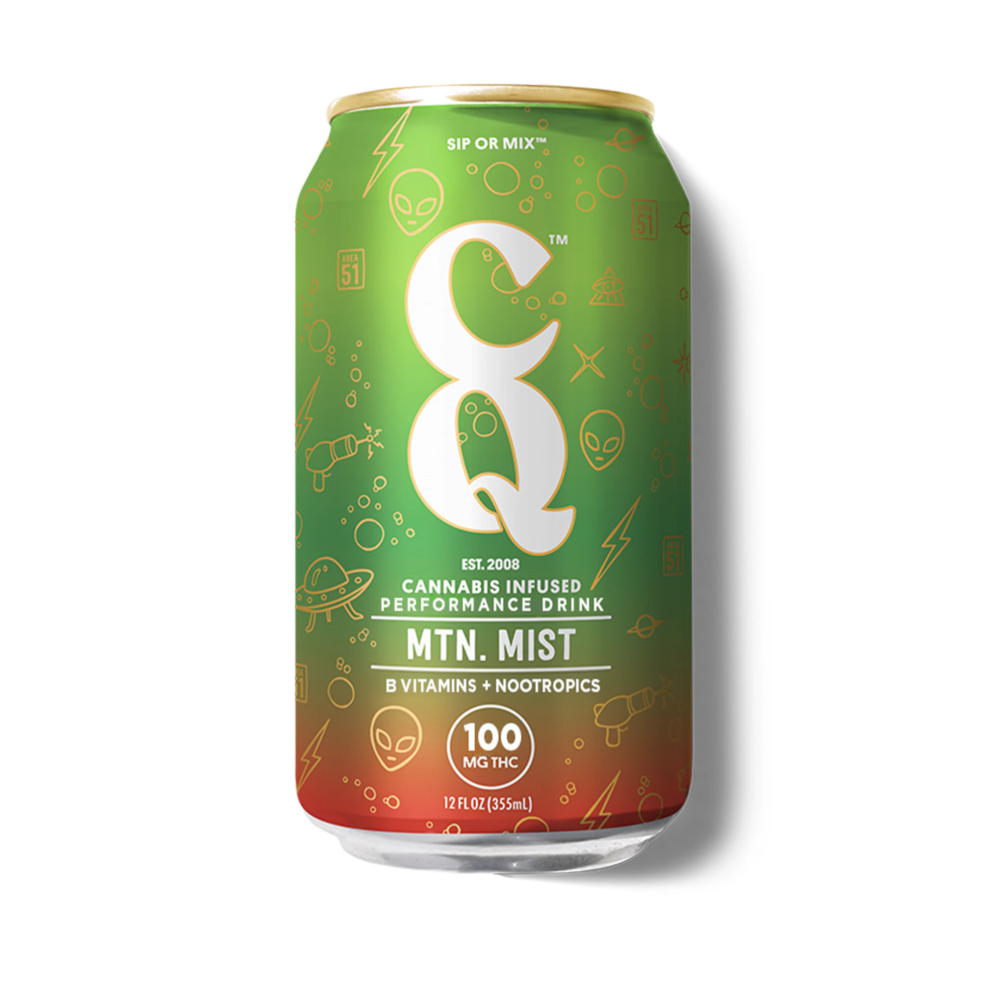 CQ - CQ Mountain Mist Cannabis Infused Beverage 100mg Main Image