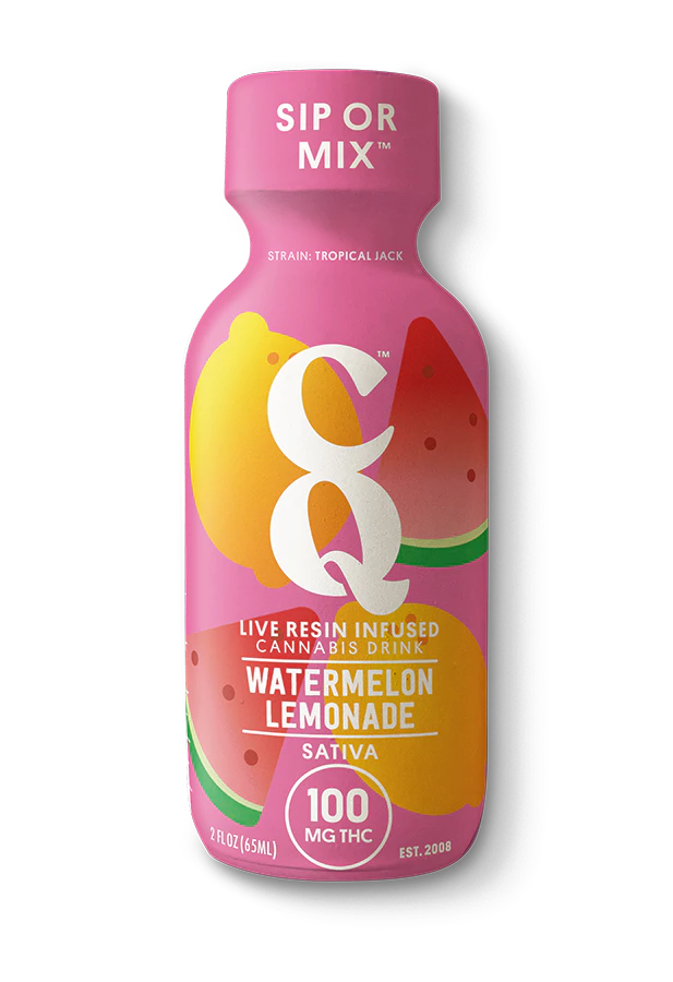 CQ Drinks - CQ Watermelon Lemonade Shot - 100MG 2FL OZ LR Drink Main Image