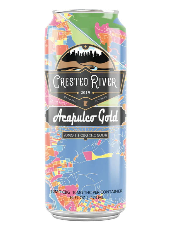CRESTED RIVER - Crested River | Acapulco Gold Soda | 10mg THC:CBG Main Image