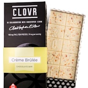 CLOVR CREME BRULEE 100MG CHOCOLATE BAR