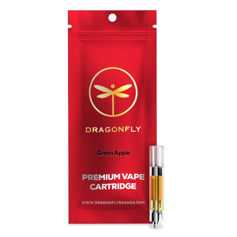 Dragonfly - Green Apple - 1G 510 Vape Main Image