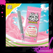 H90 - Guava Gush 1g High Flyer Bubble Hash Infused Pre-Roll