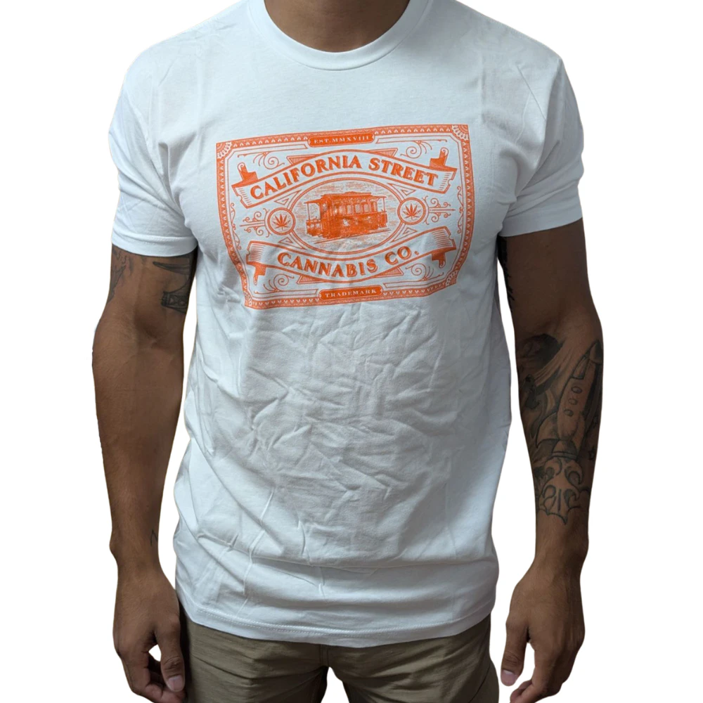 CALIFORNIA STREET CANNABIS CO - CSCC Shirt - XL - White Giants Main Image