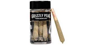 Grizzly Peak Cub Claws Infused Preroll Pack 3.5g Double Scoop
