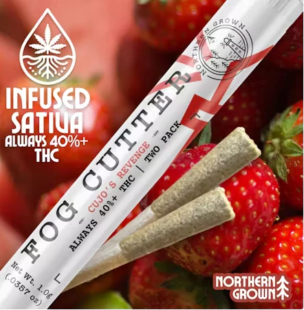 Fog Cutter - Cujo's Revenge Infused PreRoll 2 Pack - 1g - BBN Main Image