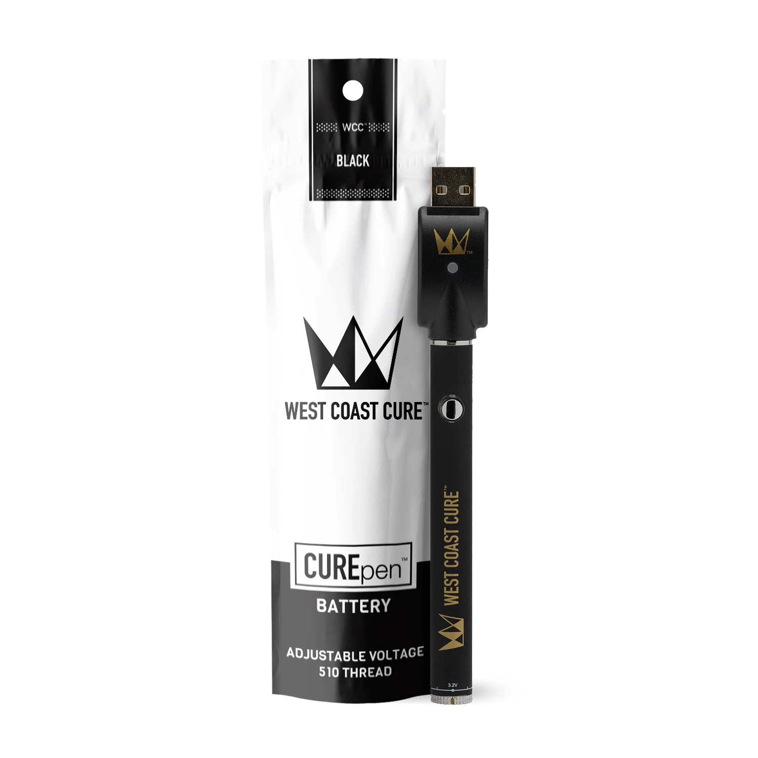West Coast Cure - WCC 510 Thread Battery - Black Main Image
