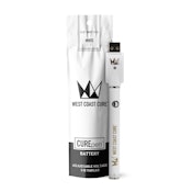 West Coast Cure - Slim Rechargeable CUREpen Battery - White