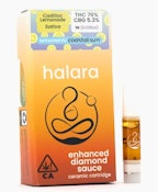 Halara 1g Cadillac Lemonade Enhanced Live Diamond Cartridge