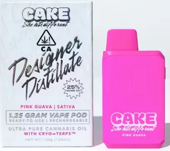 CAKE - Cake Designer Distillate All-In-One Vape 1.25g Pink Guava