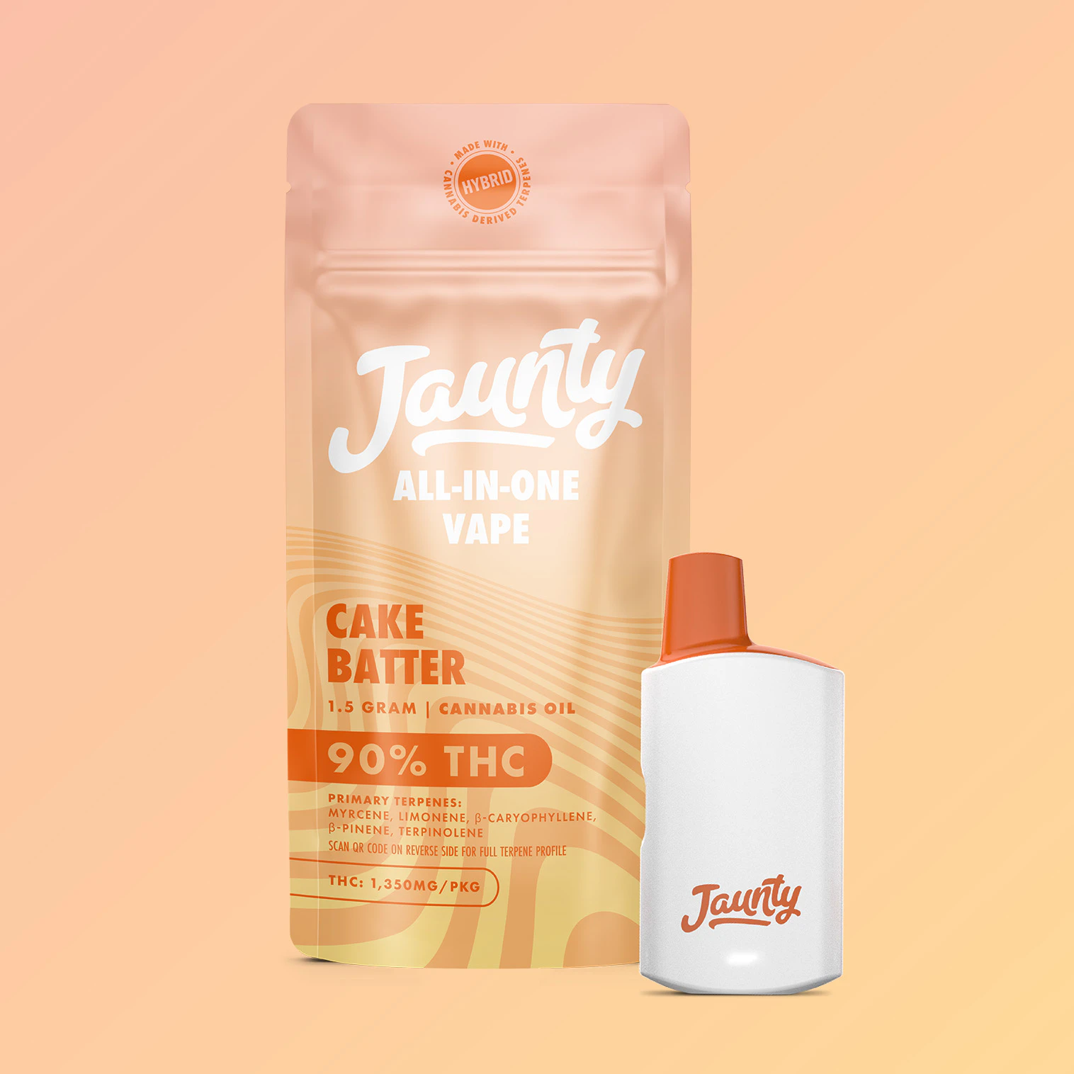 Jaunty - Jaunty - Cake Batter - AIO Vape - 1.5g Main Image