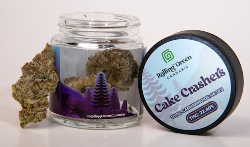 Rolling Green Cannabis - Rolling Green Cannabis - Cake Crashers b2 - 3.5g - Flower